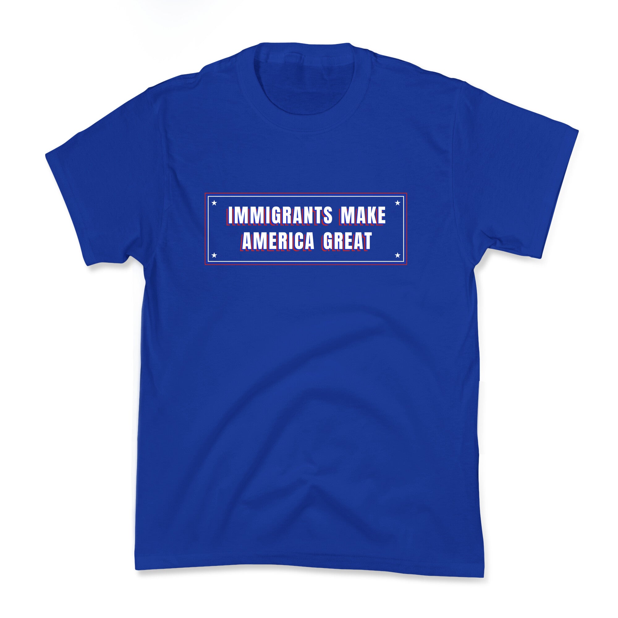 Immigrants Make America Great Anti Trump Kids Tee