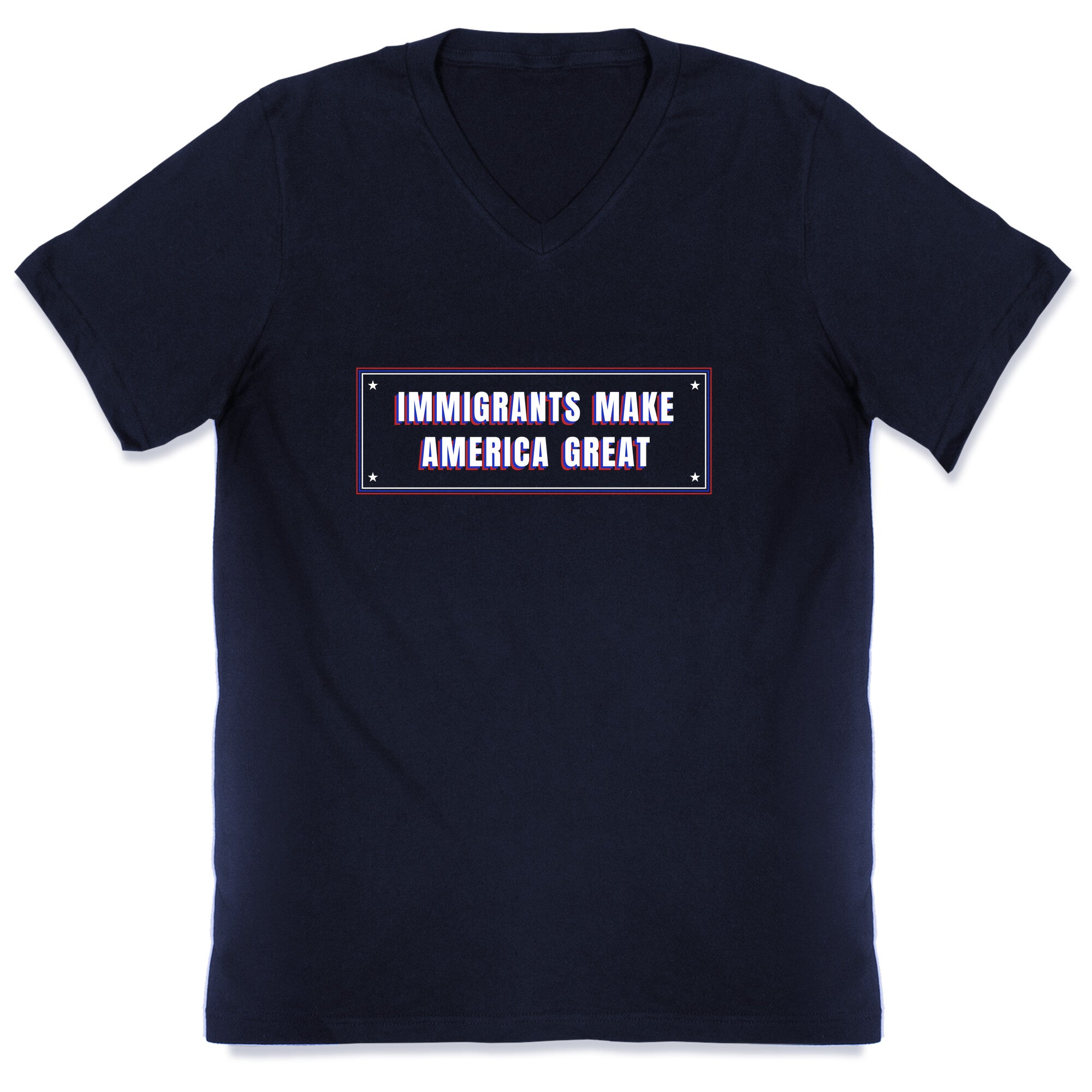 Immigrants Make America Great Anti Trump V-Neck