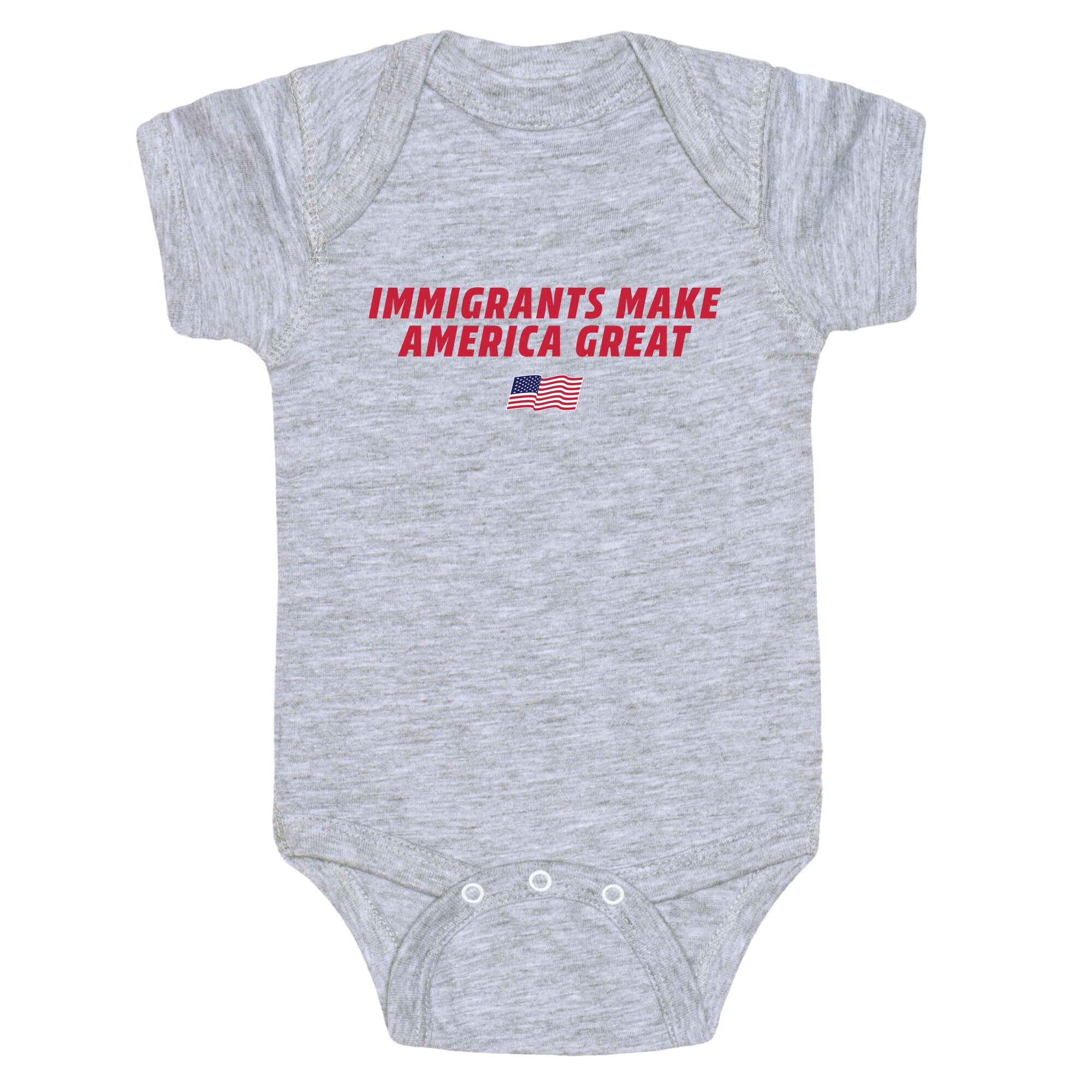 Immigrants Make America Great Flag Baby One-Piece