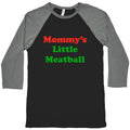 Mommys Little Meatball NYC Baseball Tee