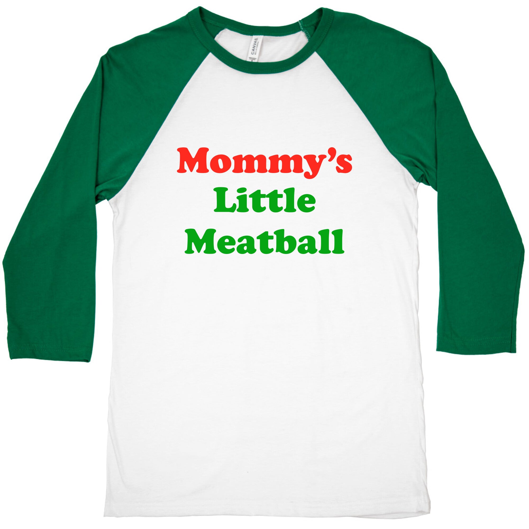 Mommys Little Meatball NYC Baseball Tee