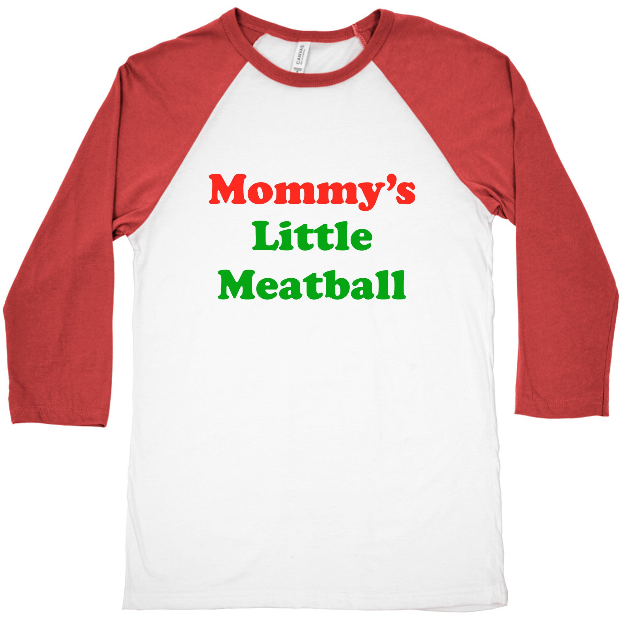 Mommys Little Meatball NYC Baseball Tee
