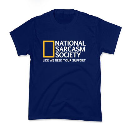National Sarcasm Society Kids Tee