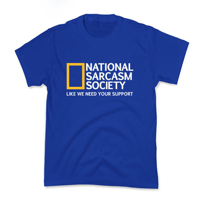 National Sarcasm Society Kids Tee