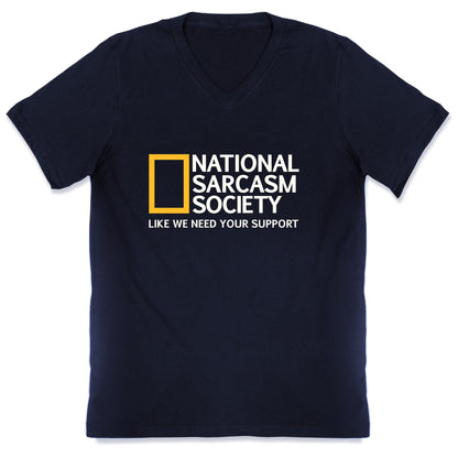 National Sarcasm Society V-Neck