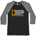 National Sarcasm Society Baseball Tee