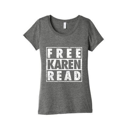 Free Karen Read Womens Triblend Tee