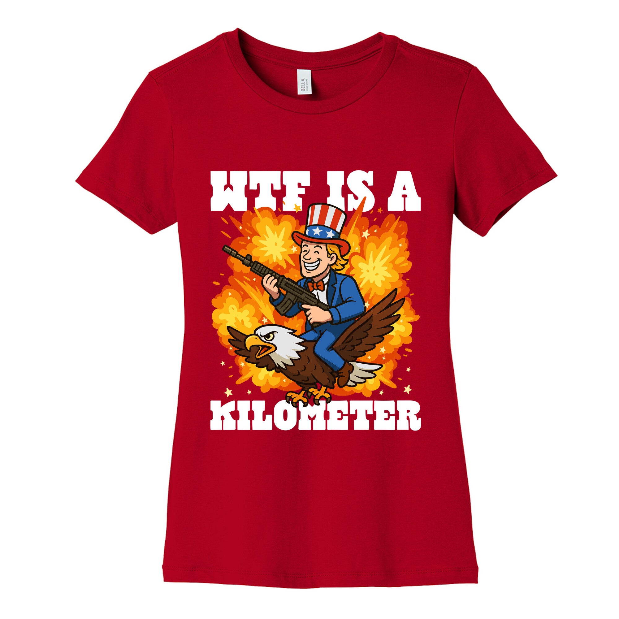 WTF Is A Kilometer Womens Cotton Tee
