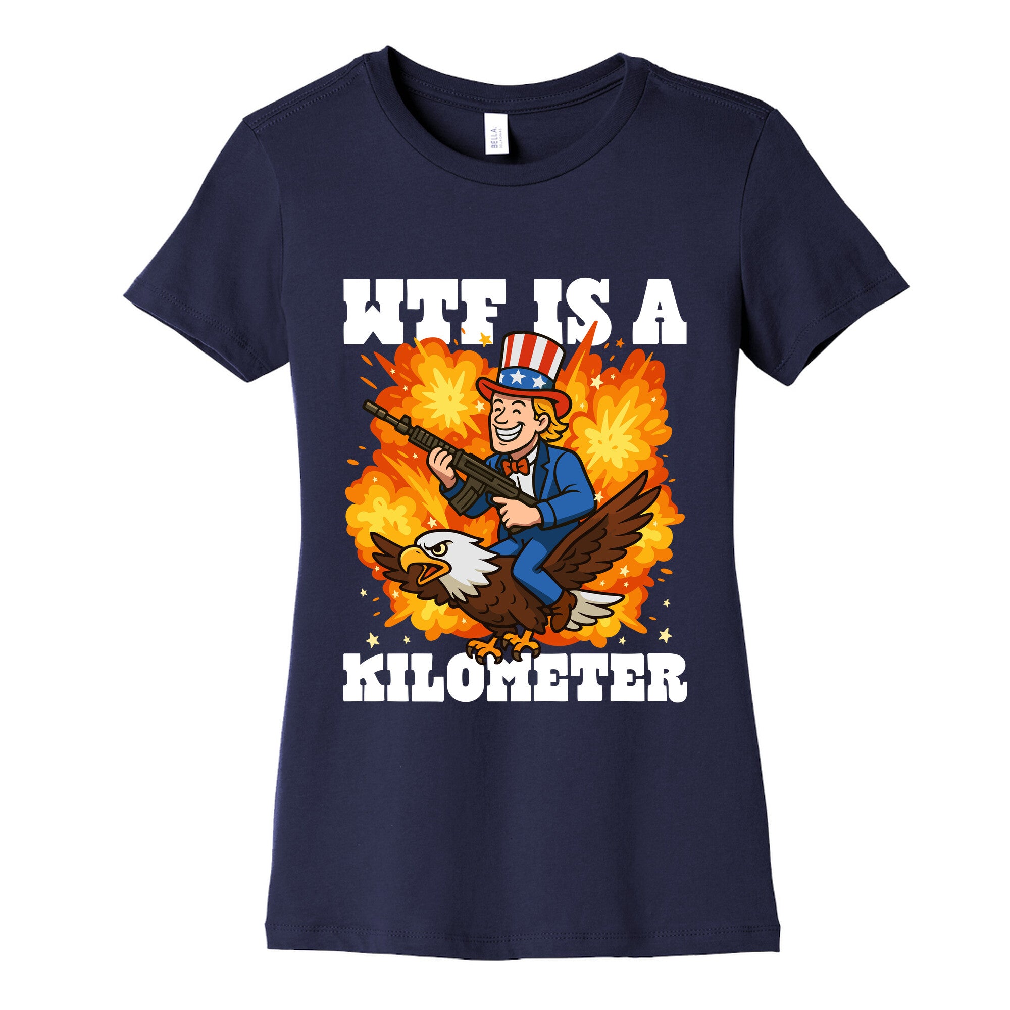 WTF Is A Kilometer Womens Cotton Tee