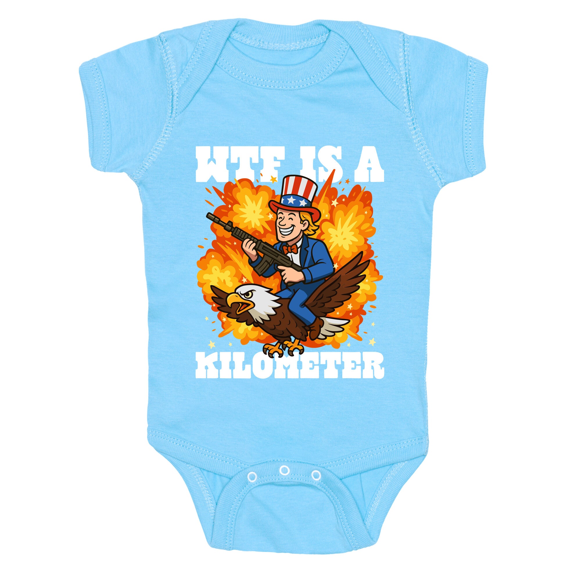WTF Is A Kilometer Baby One-Piece