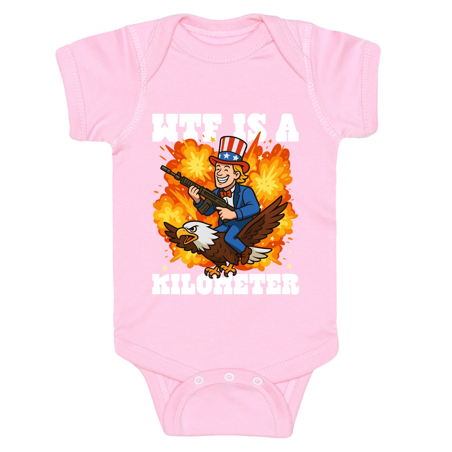 WTF Is A Kilometer Baby One-Piece