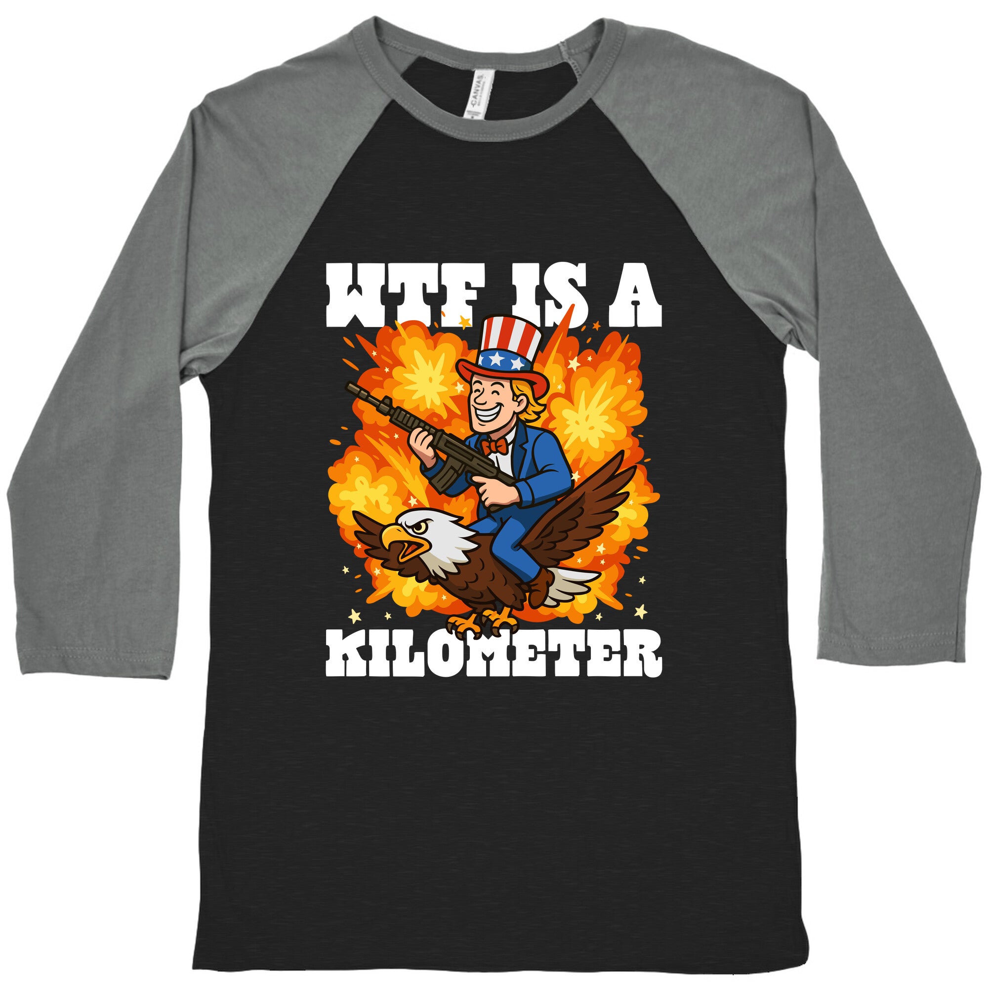 WTF Is A Kilometer Baseball Tee