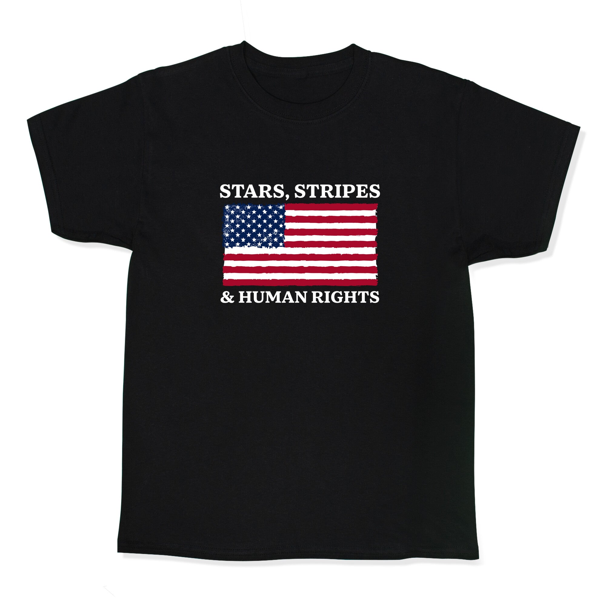 Stars Stripes And Human Rights Kids Tee