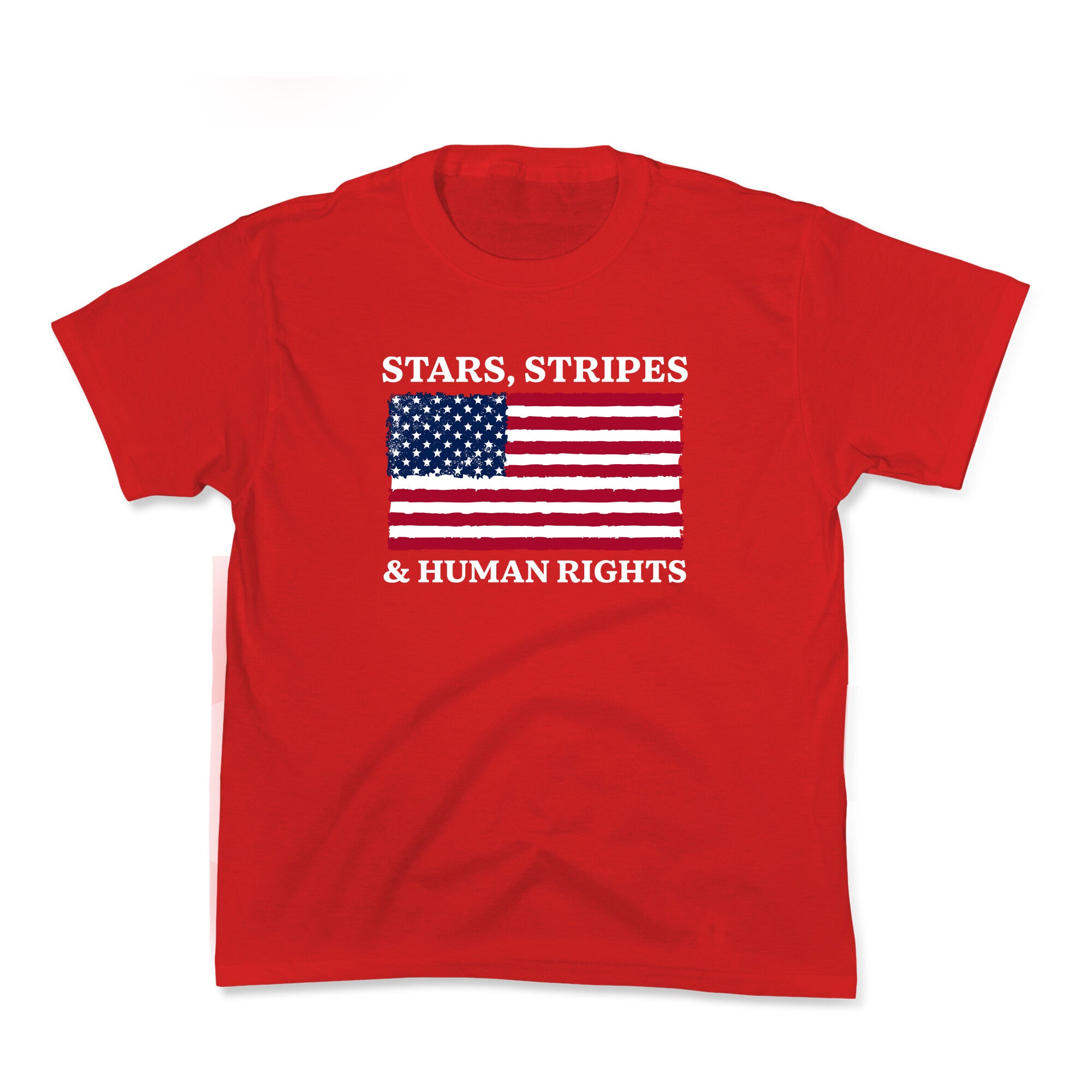 Stars Stripes And Human Rights Kids Tee