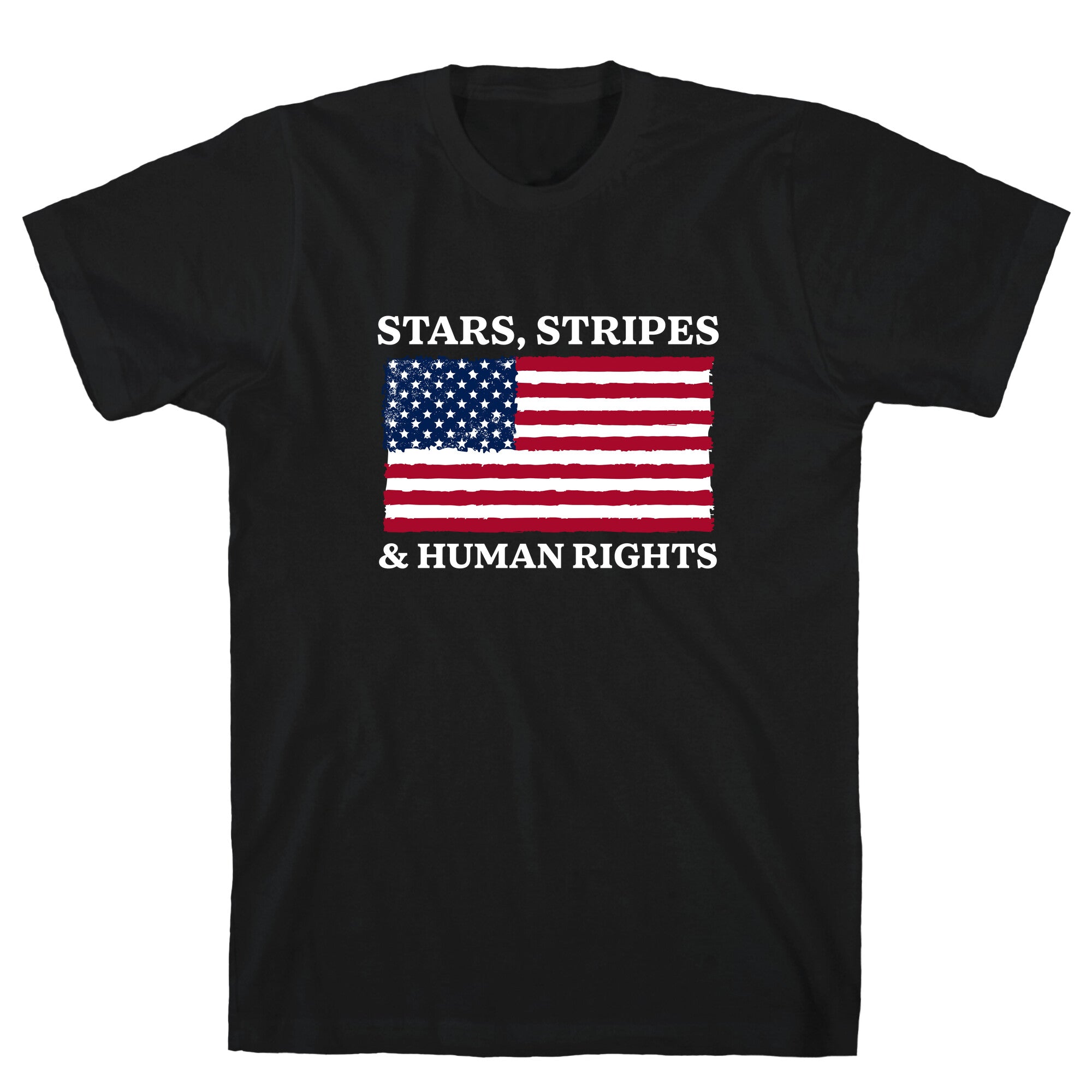Stars Stripes And Human Rights T-Shirt