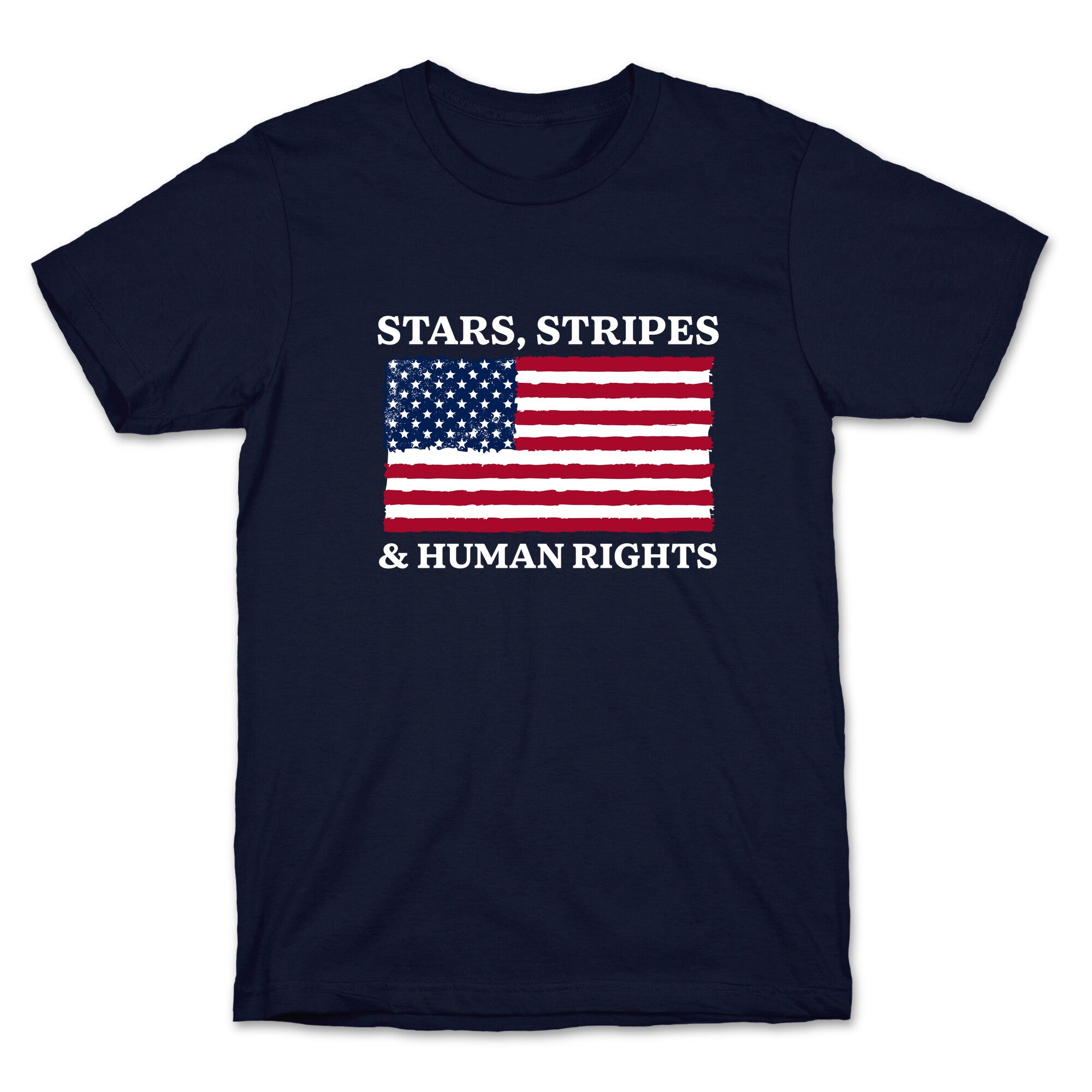 Stars Stripes And Human Rights T-Shirt