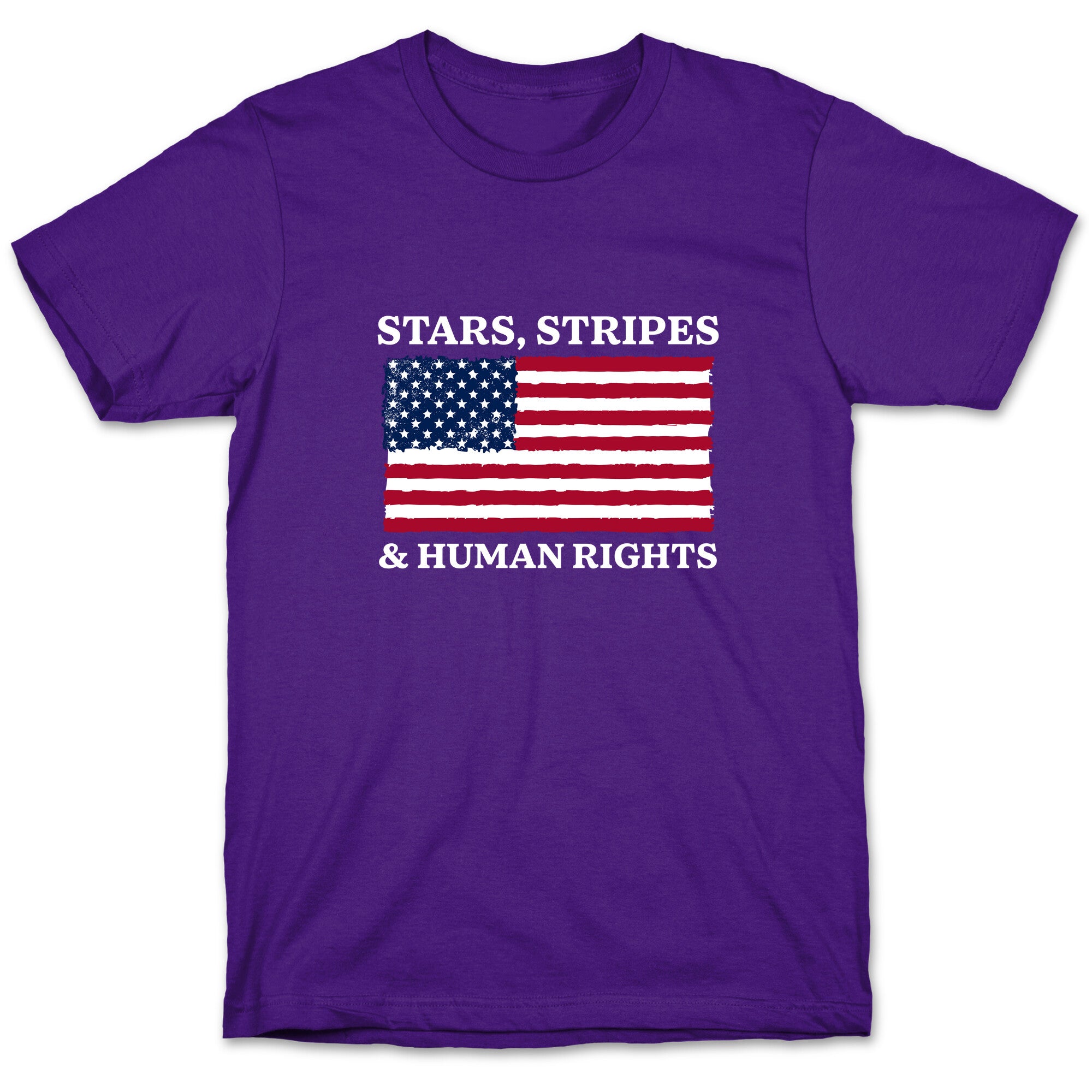 Stars Stripes And Human Rights T-Shirt