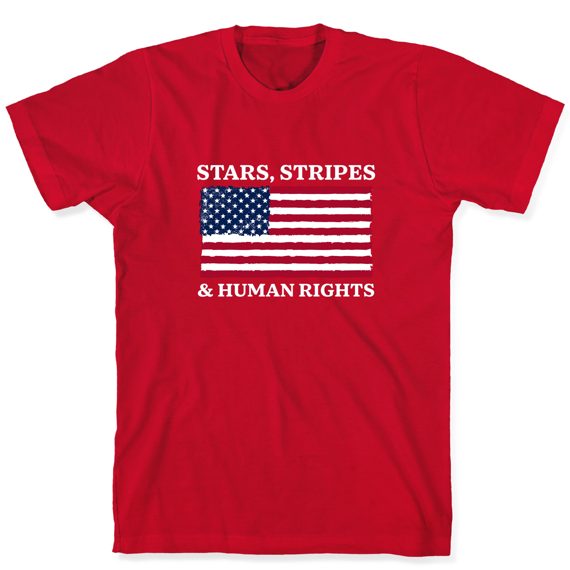 Stars Stripes And Human Rights T-Shirt