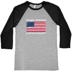 Stars Stripes And Human Rights Baseball Tee