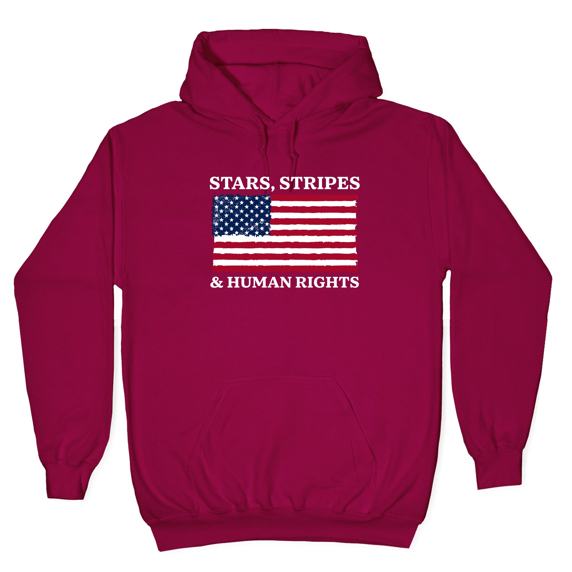 Stars Stripes And Human Rights Hoodie