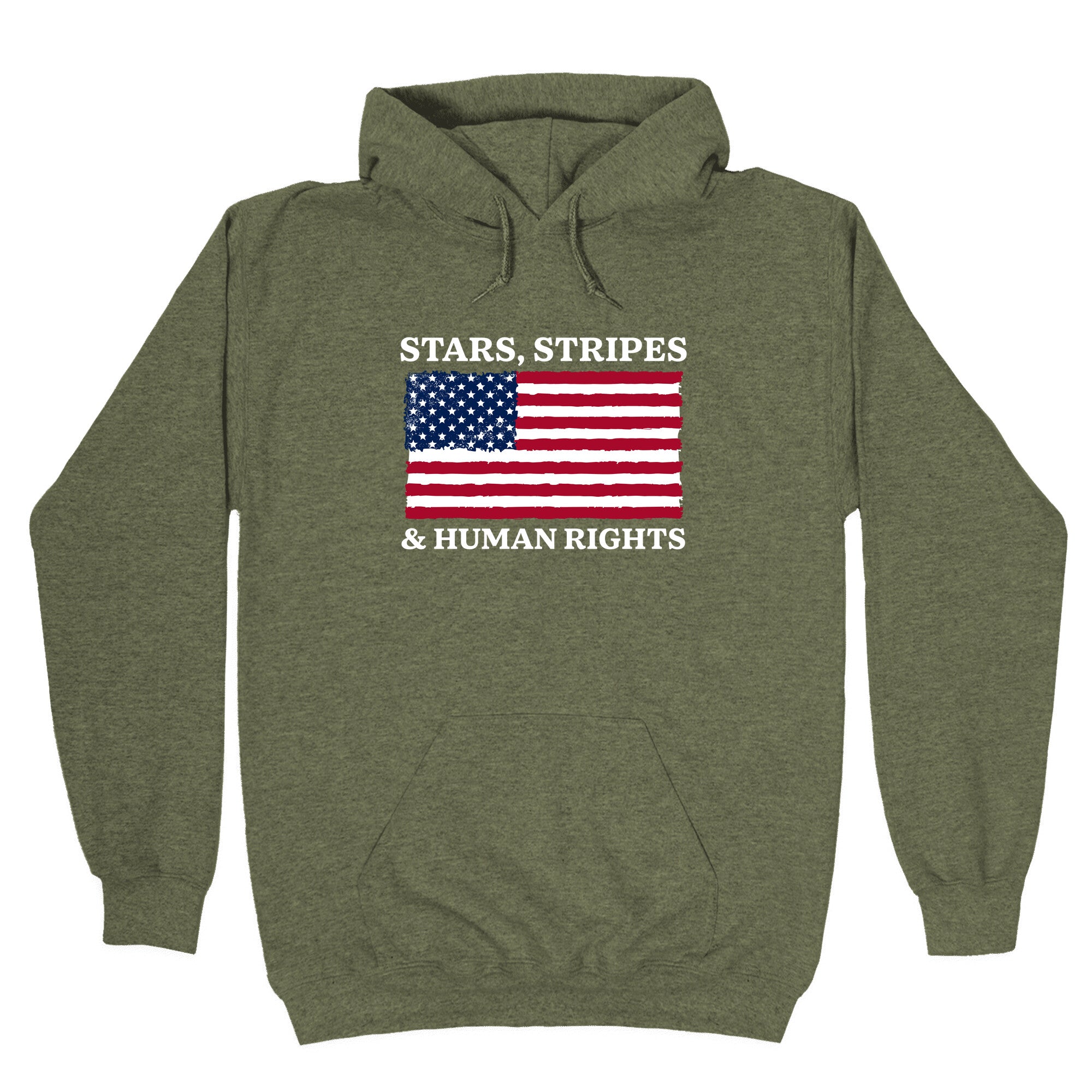 Stars Stripes And Human Rights Hoodie