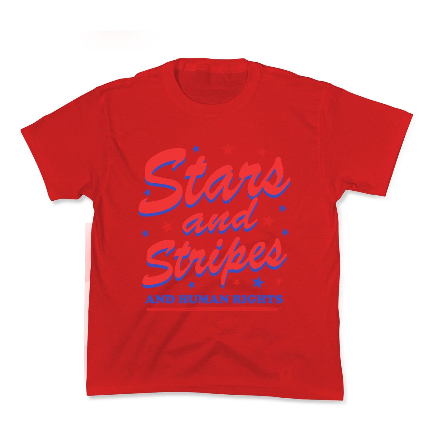 Starts Stripes Human Rights Kids Tee
