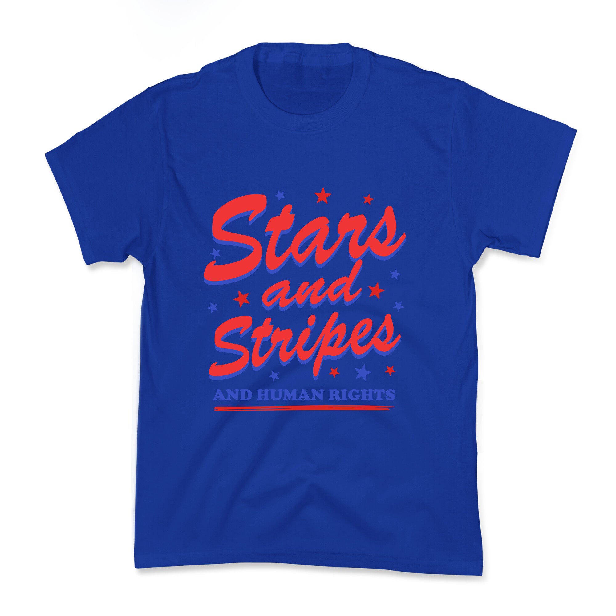 Starts Stripes Human Rights Kids Tee