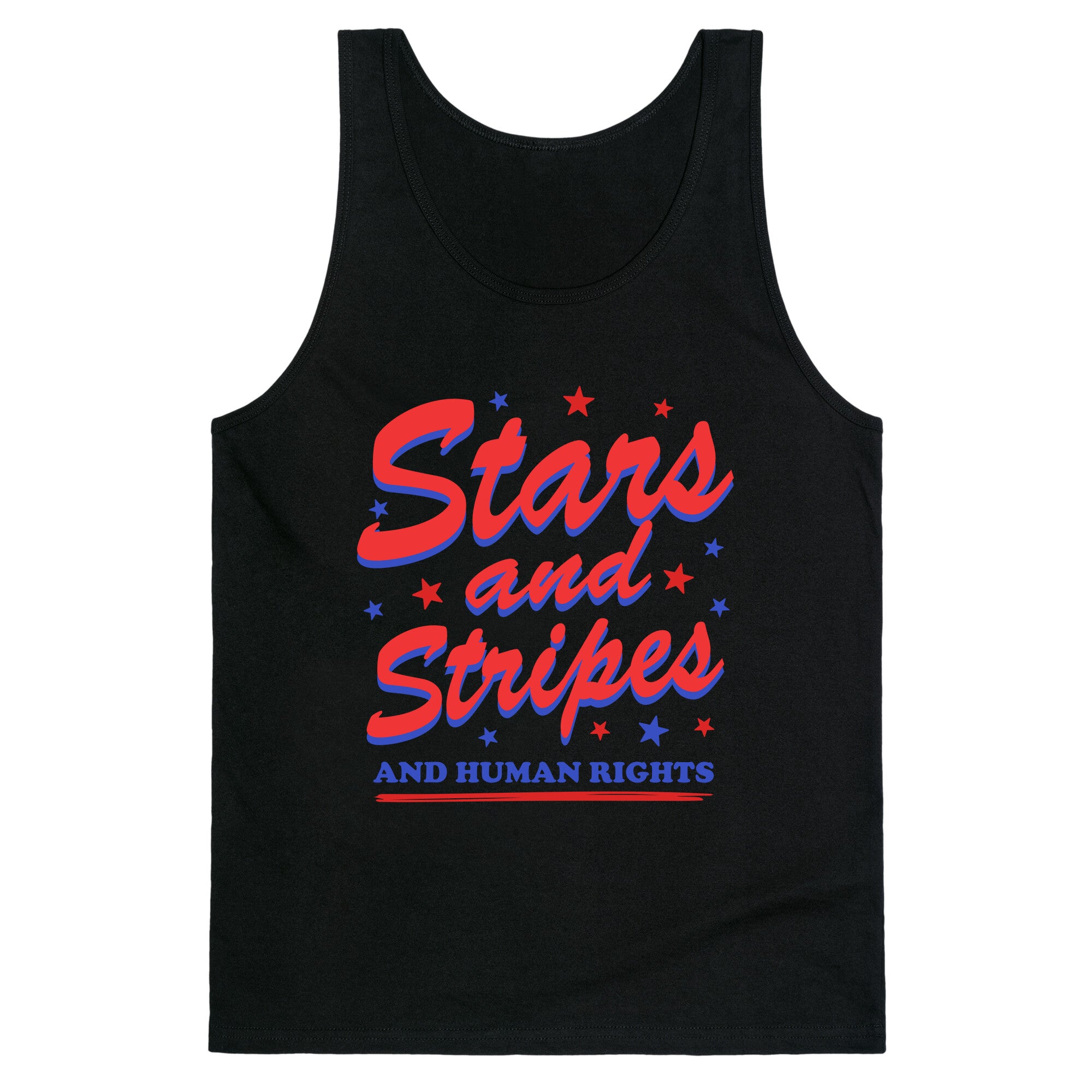 Starts Stripes Human Rights Tank Top