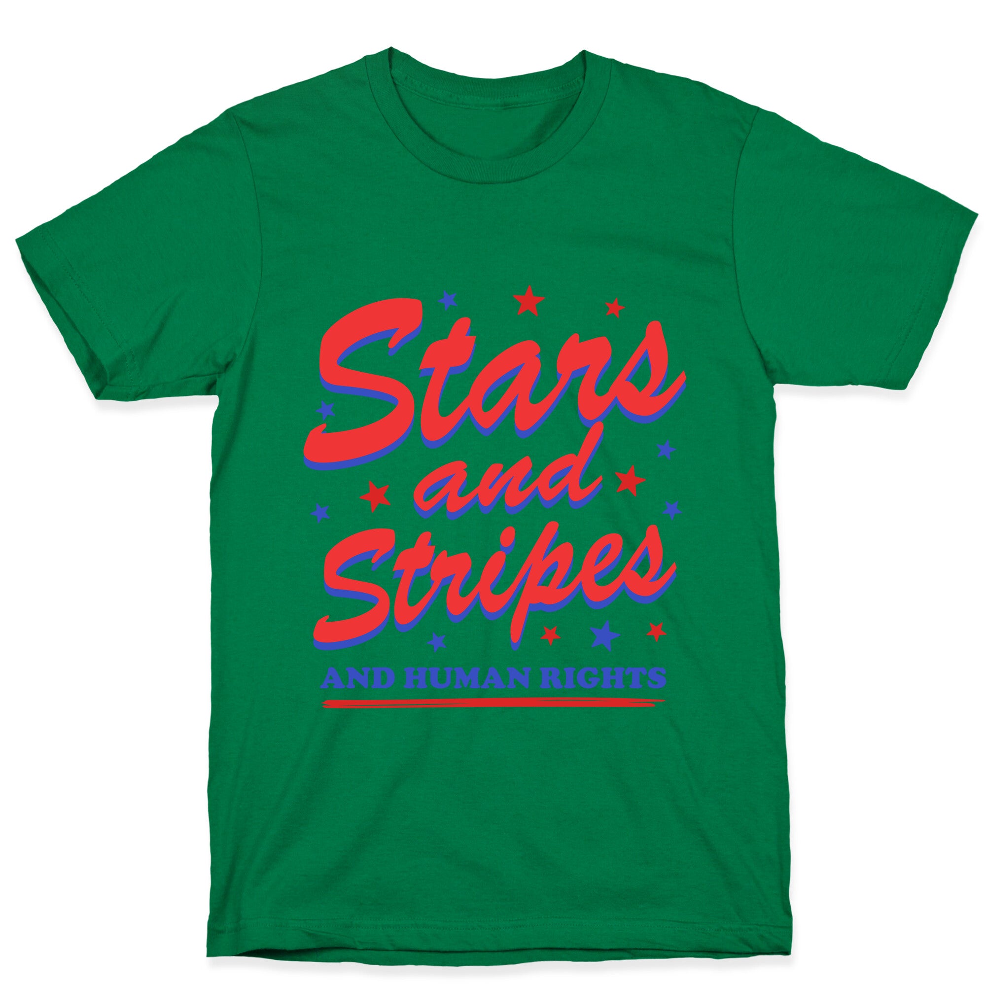 Starts Stripes Human Rights T-Shirt