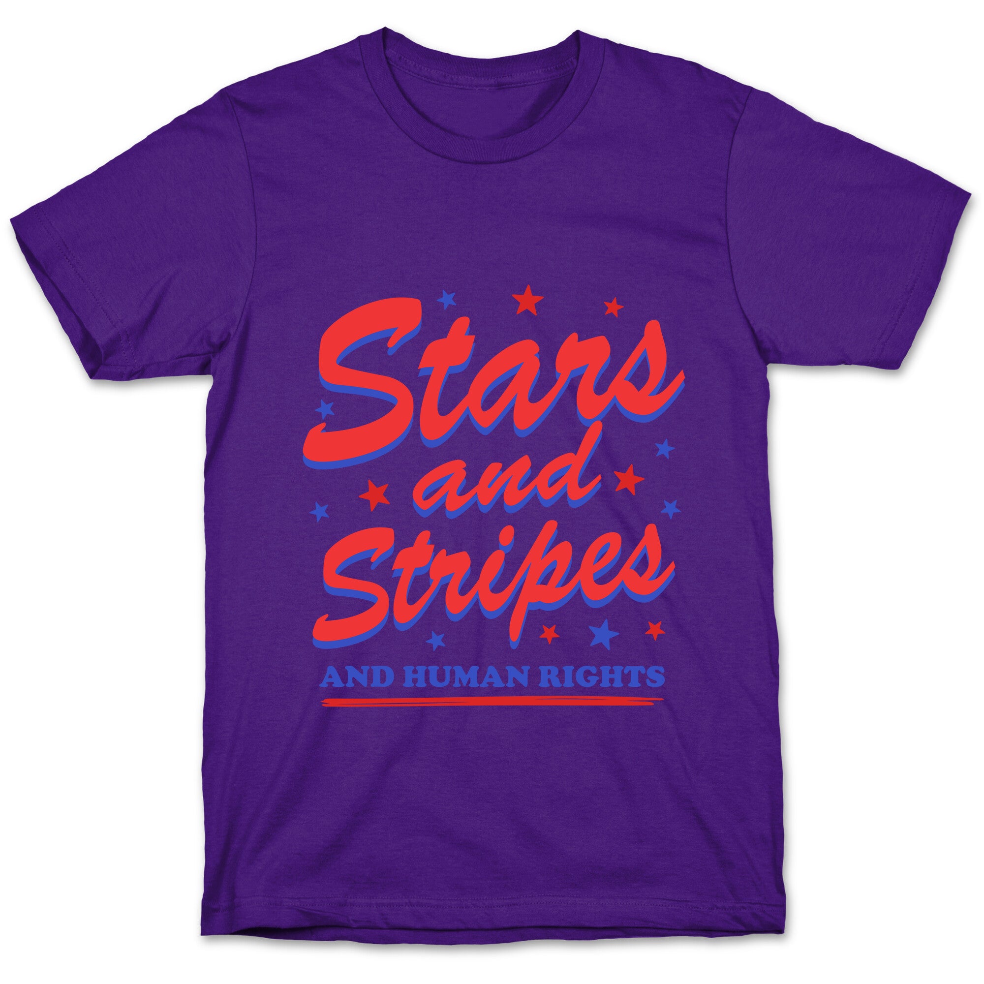 Starts Stripes Human Rights T-Shirt