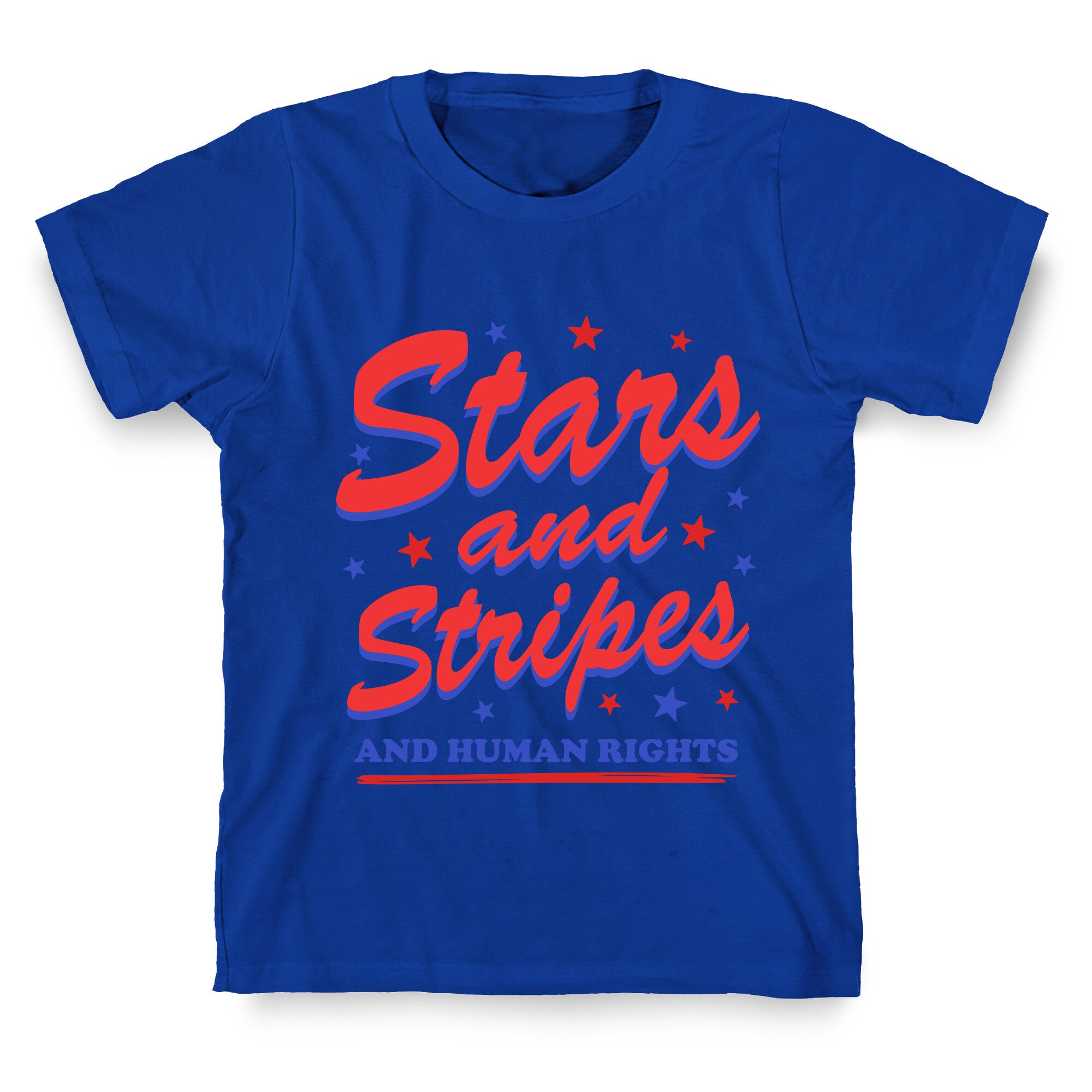 Starts Stripes Human Rights T-Shirt