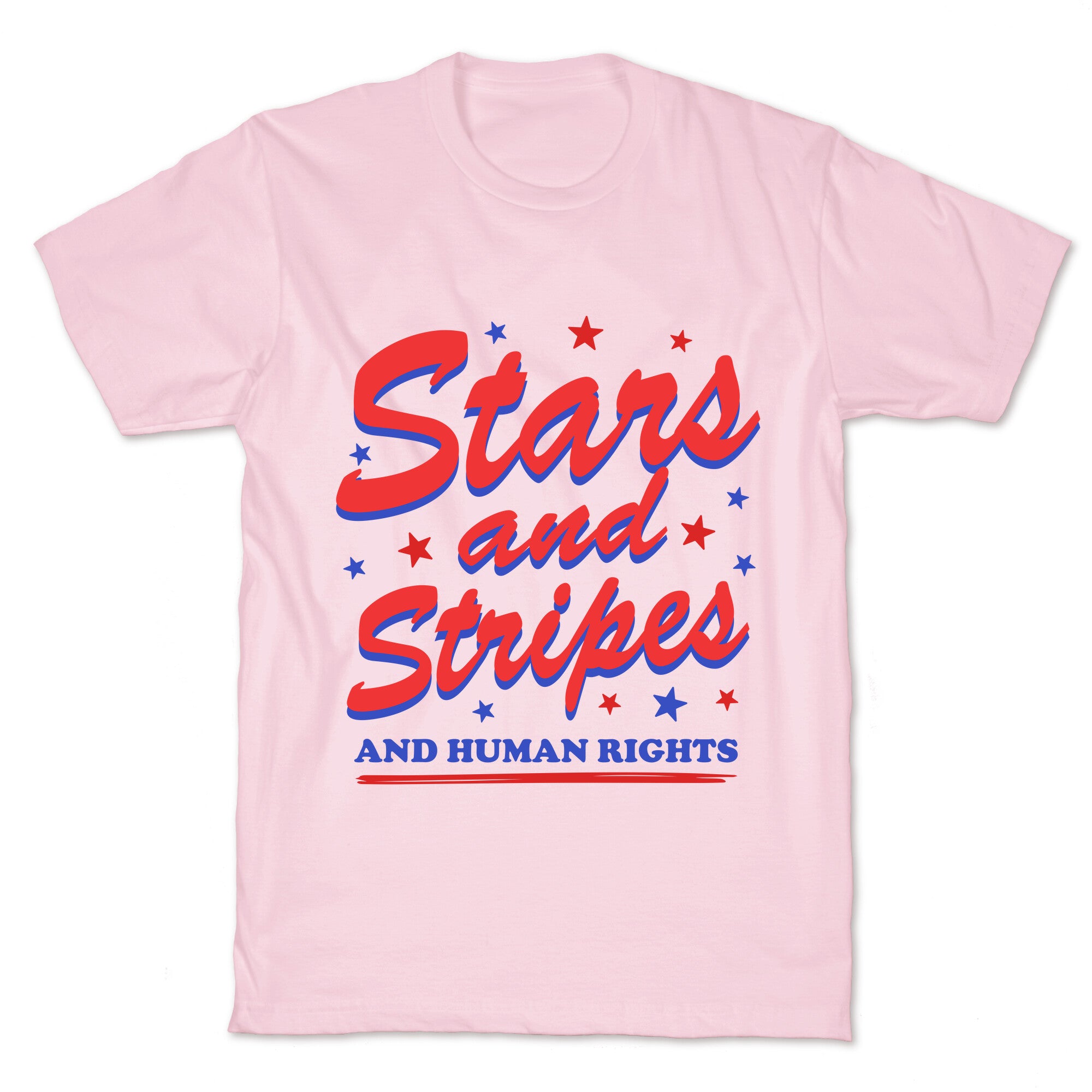 Starts Stripes Human Rights T-Shirt