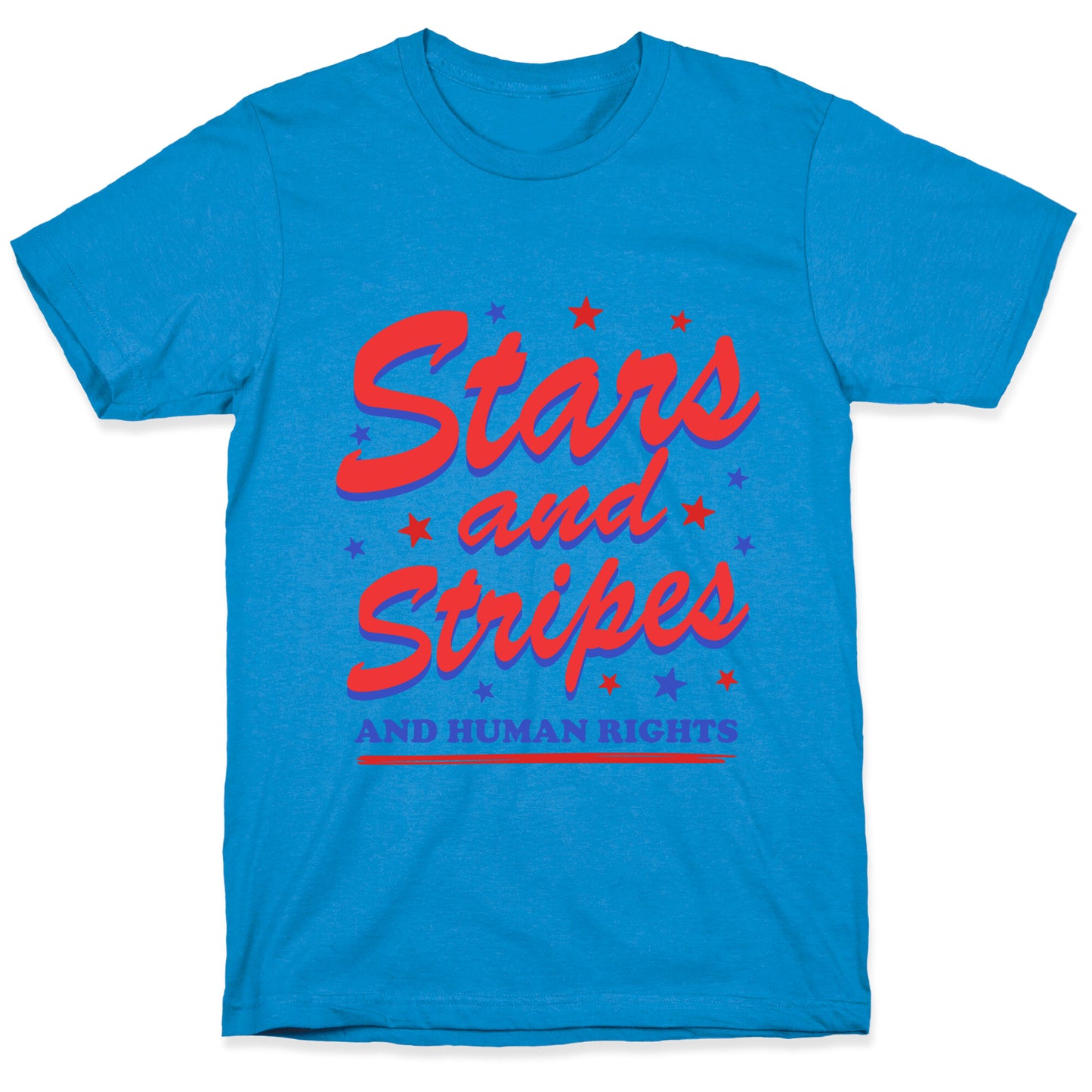Starts Stripes Human Rights T-Shirt