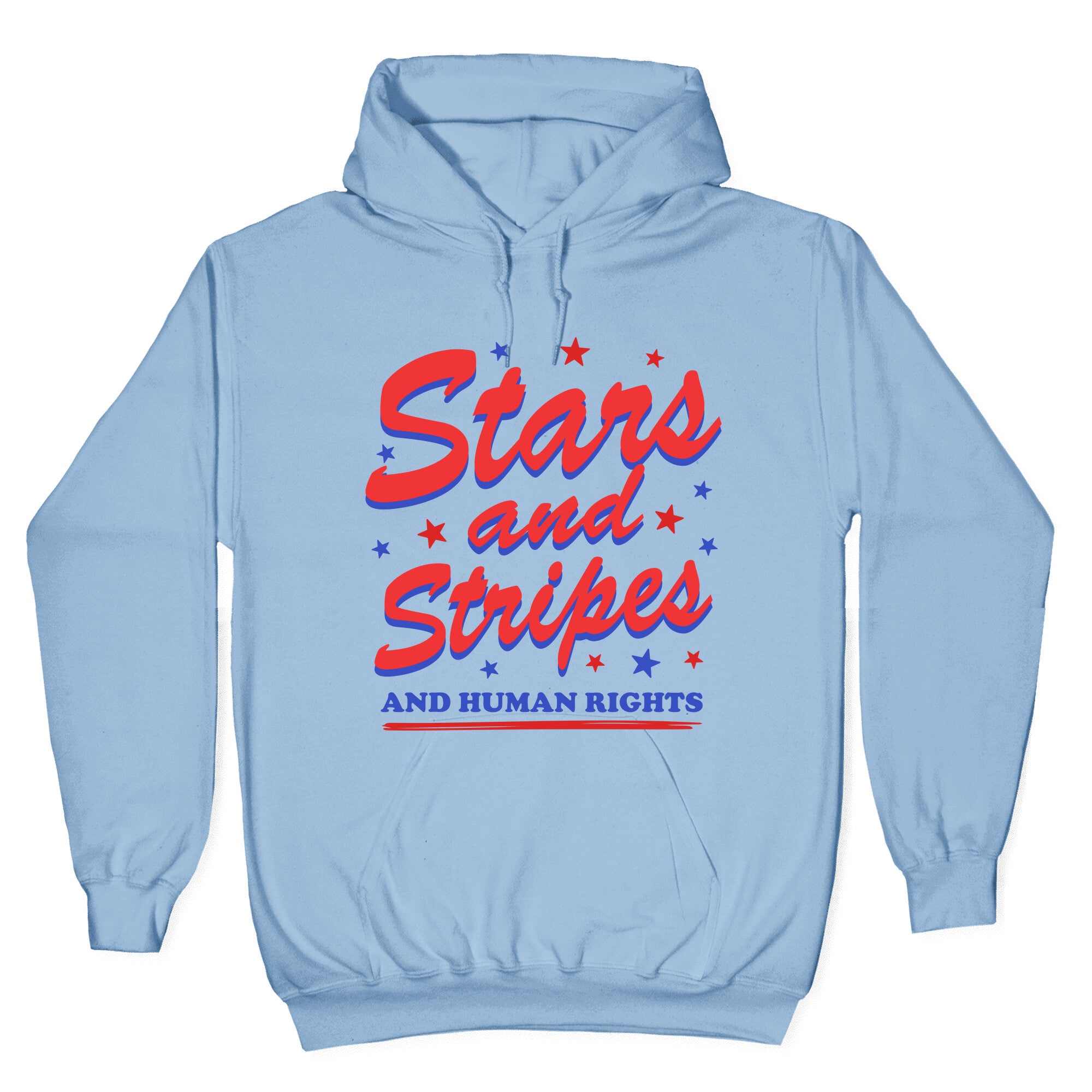 Starts Stripes Human Rights Hoodie