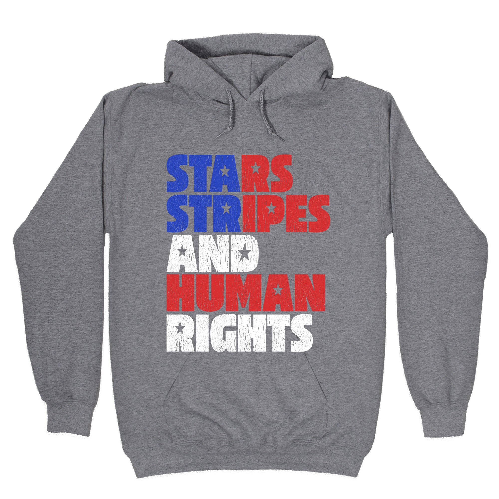 Starts Stripes Human Rights July 4th Hoodie