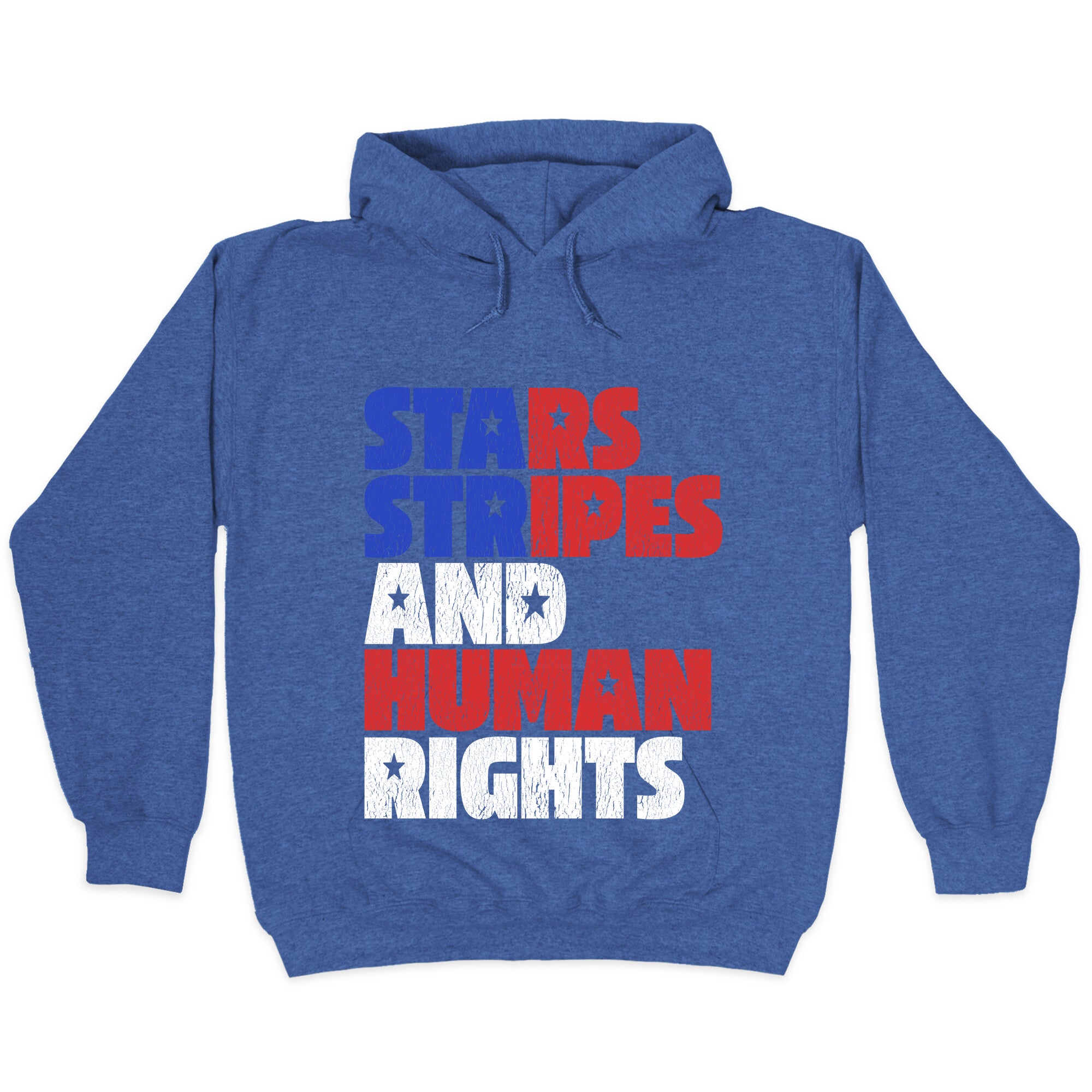 Starts Stripes Human Rights July 4th Hoodie