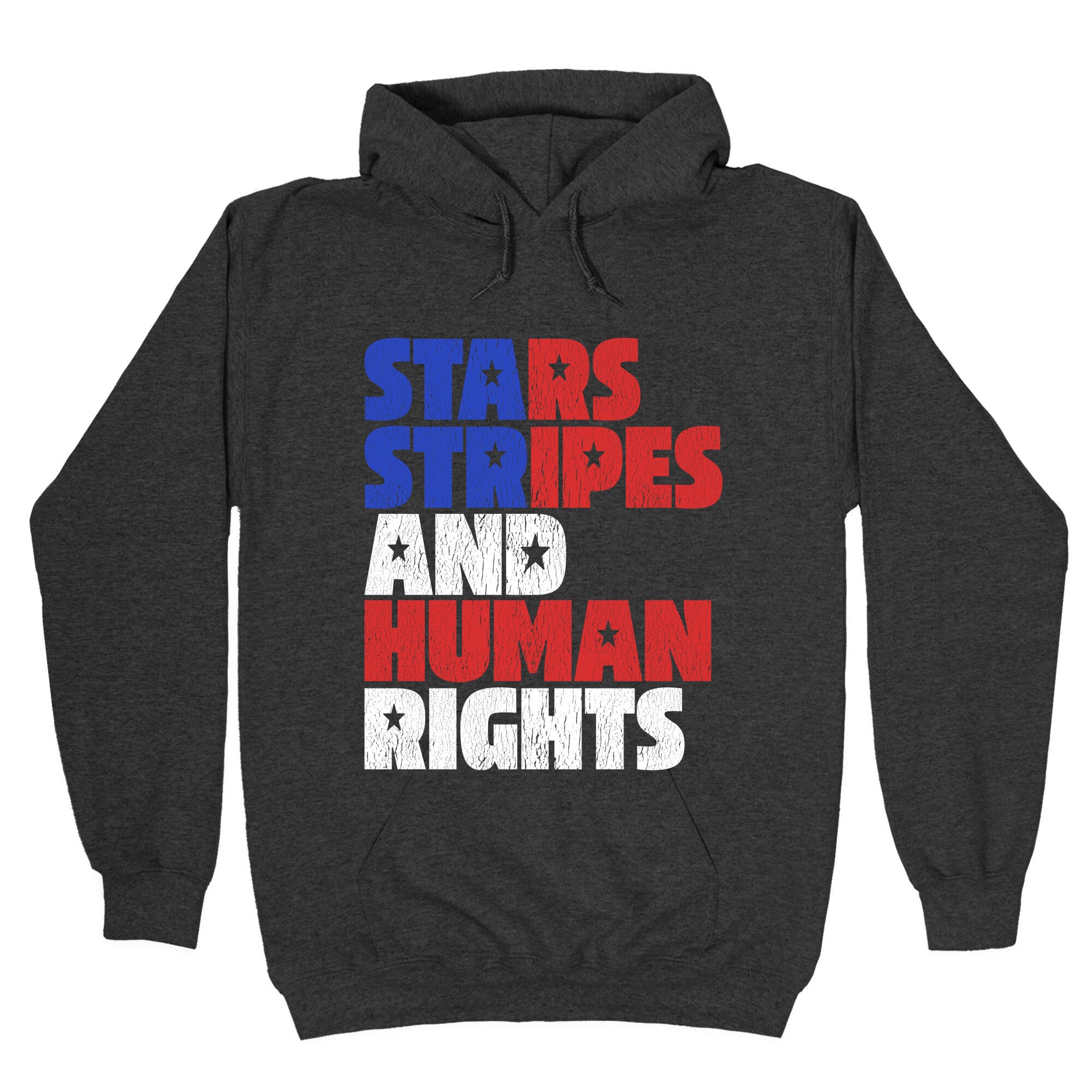 Starts Stripes Human Rights July 4th Hoodie