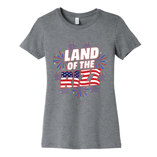 Land of the Rizz Womens Cotton Tee