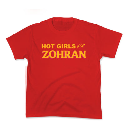 Hot Girls For Zohran Kids Tee