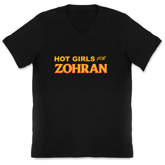 Hot Girls For Zohran V-Neck