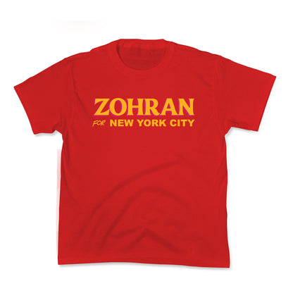 Zohran for New York City Kids Tee