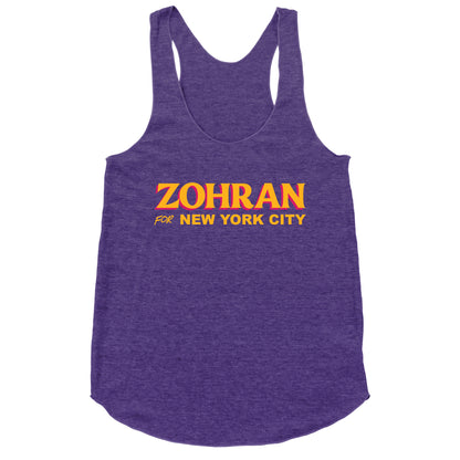 Zohran for New York City Racerback Tank