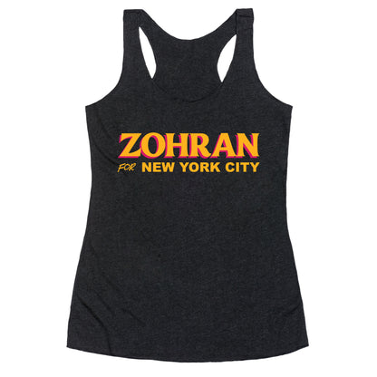 Zohran for New York City Racerback Tank