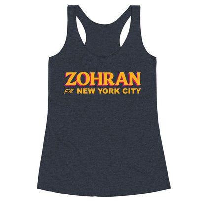Zohran for New York City Racerback Tank