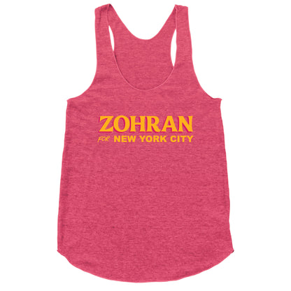 Zohran for New York City Racerback Tank