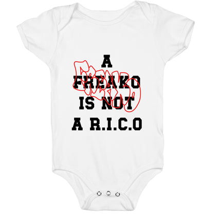 A Freako Is Not A Rico Baby One-Piece