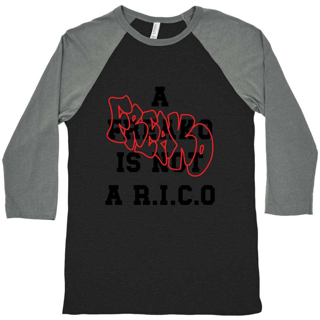 A Freako Is Not A Rico Baseball Tee