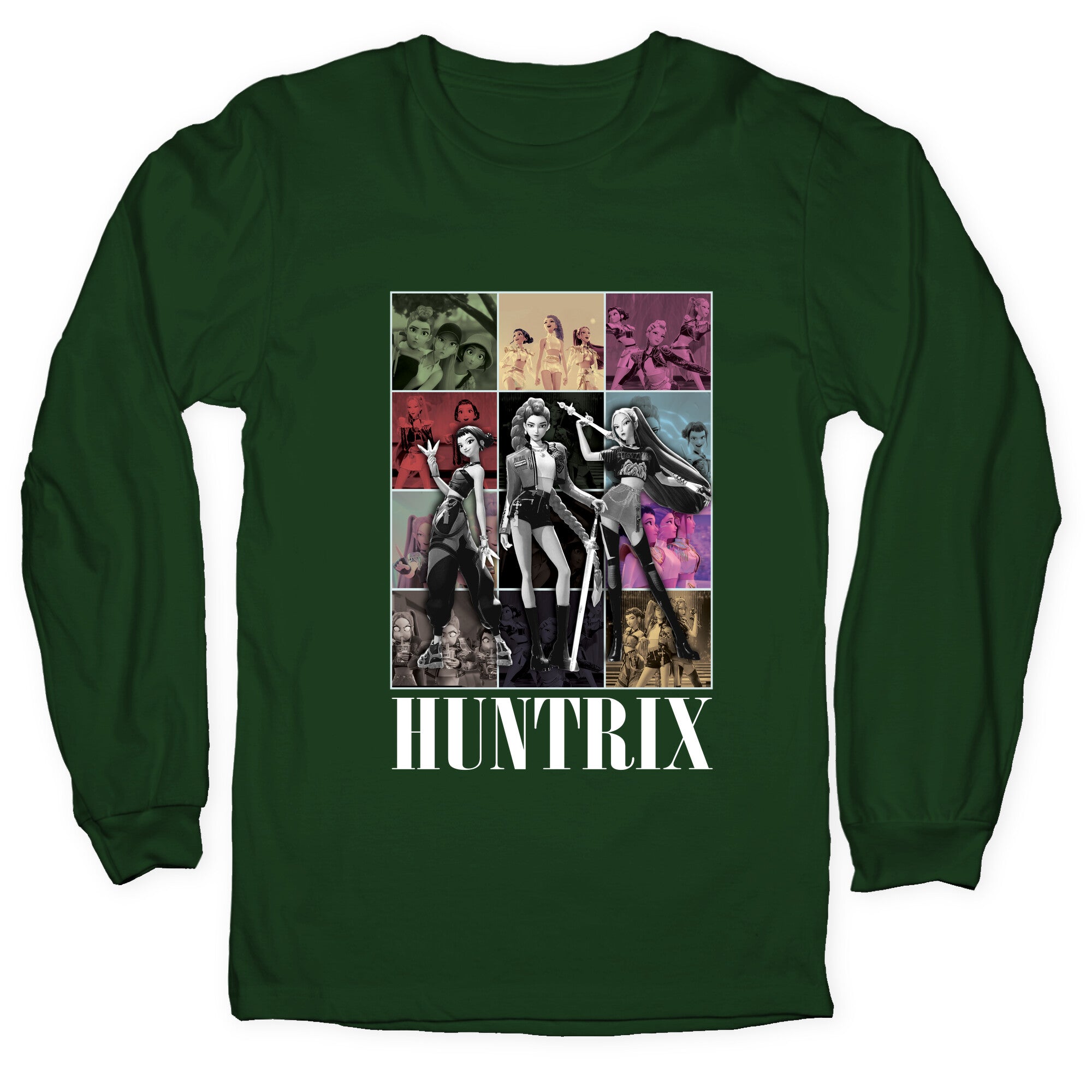 Huntrix Kpop Demon Hunters Longsleeve Tee