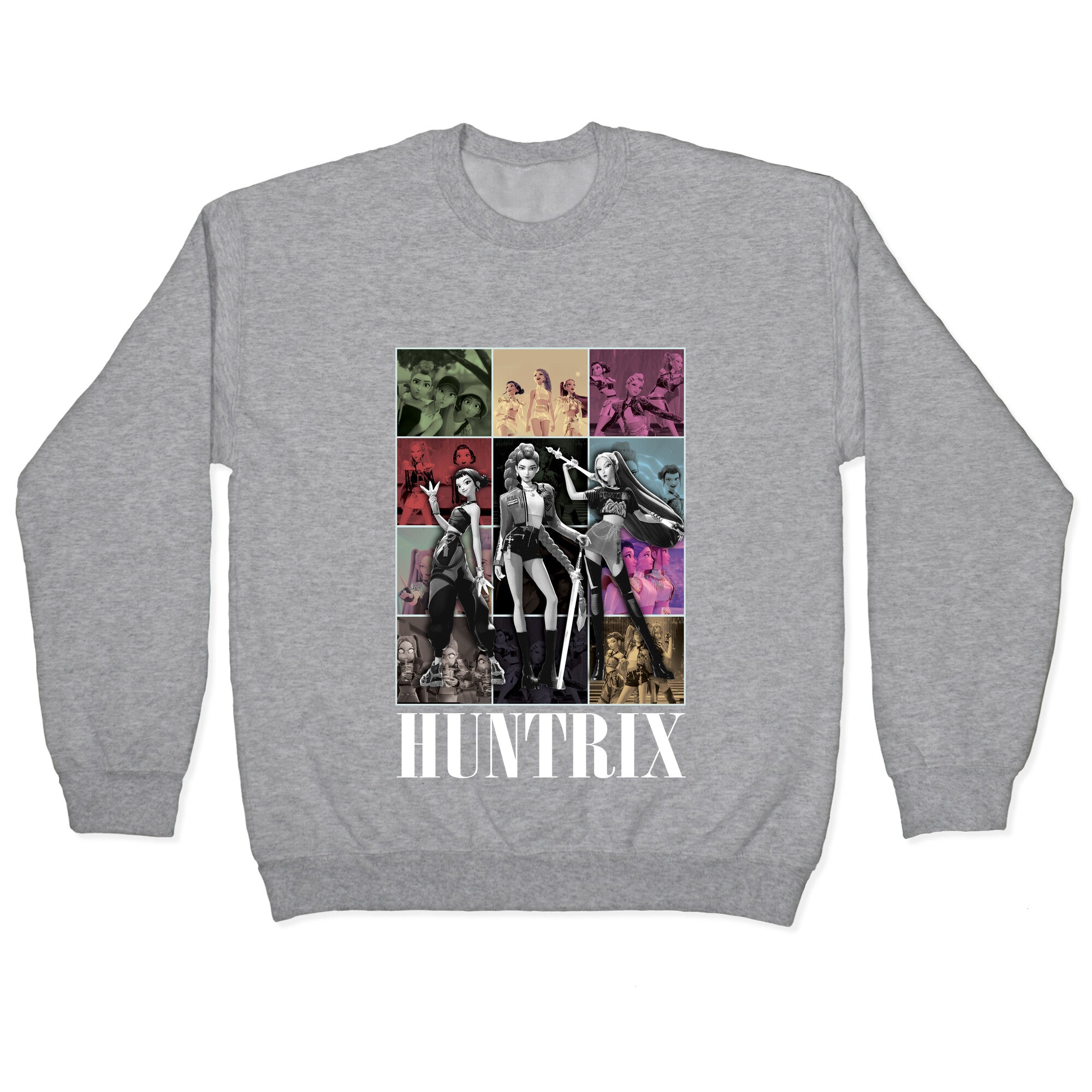 Huntrix Kpop Demon Hunters Crewneck Sweatshirt