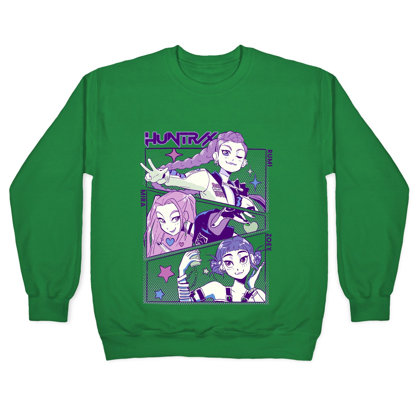 Huntrix Kpop Crewneck Sweatshirt